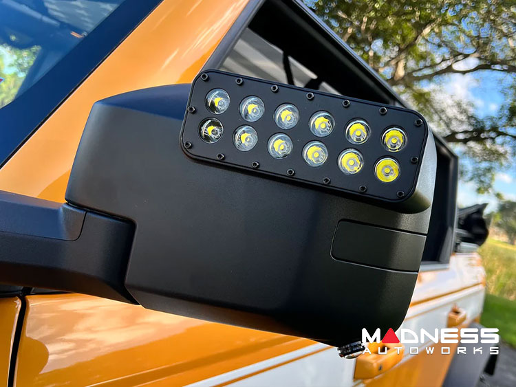 Ford Bronco Light Upgrade - Ditch Light Mirror Mount - Oracle